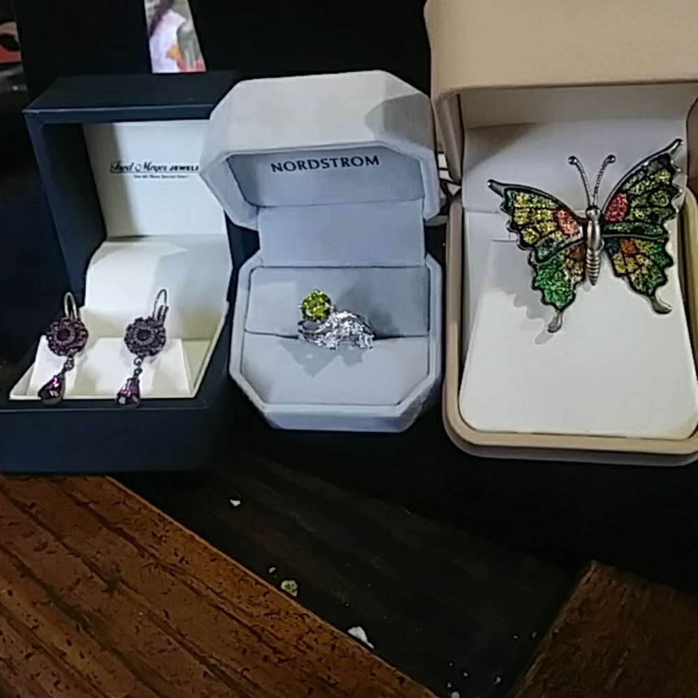 💖Mixed Jewelry Lot Ring, Brooch, Earring 💖